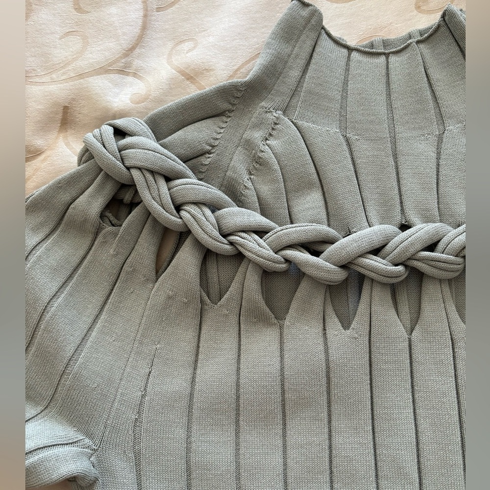 Dion Lee gray sleeve dress - Picture 3 of 9